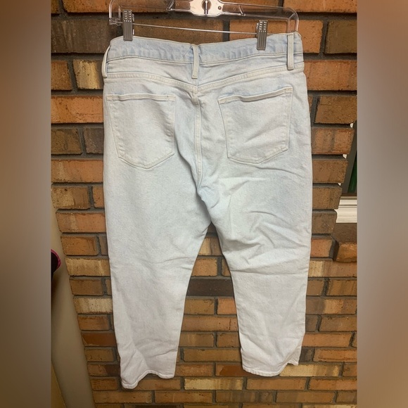 Frame Le High Straight Light Wash Denim Jeans - Picture 2 of 4